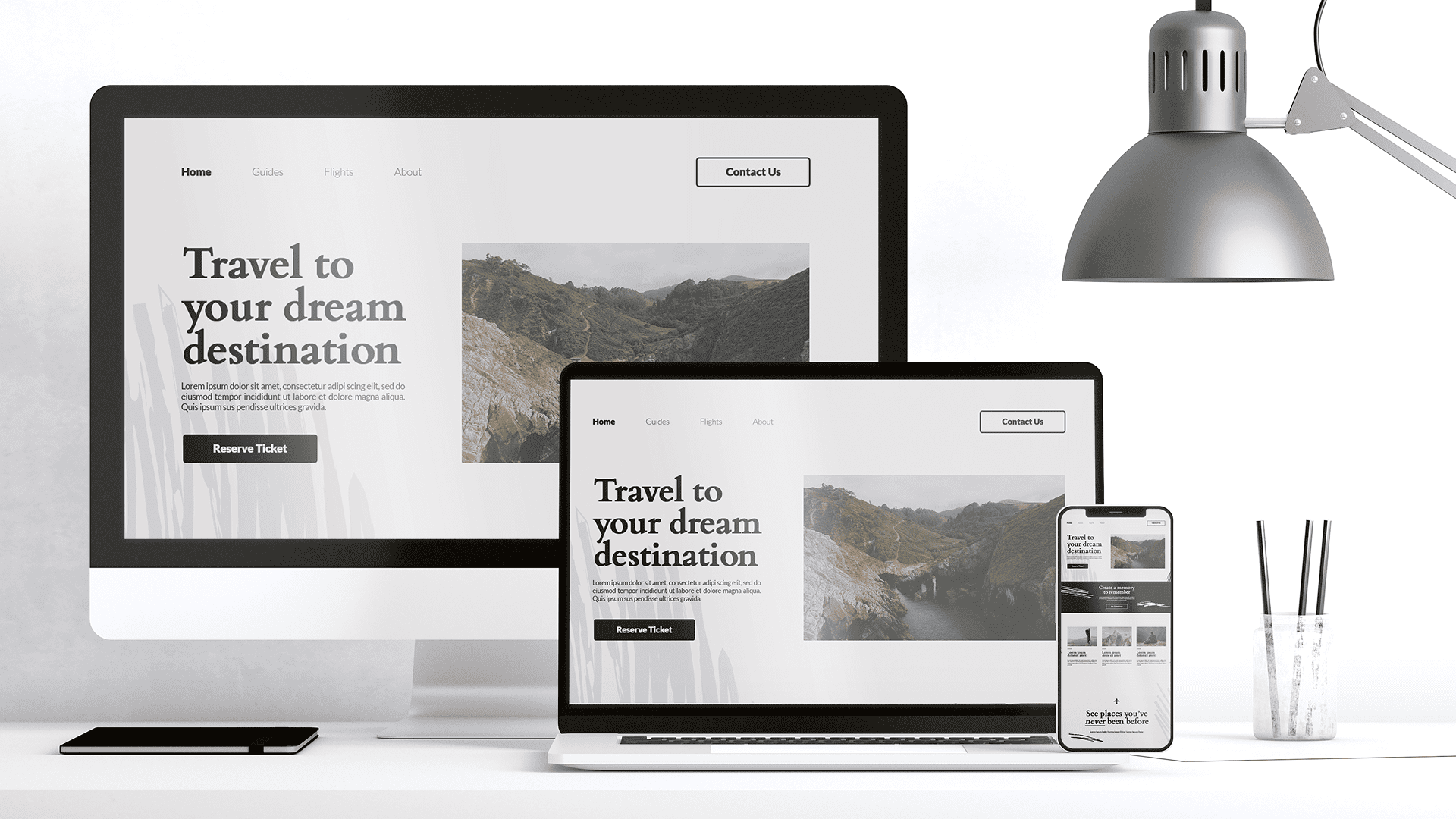 Site web sur Desktop et mobile - Pourquoi créer son site web